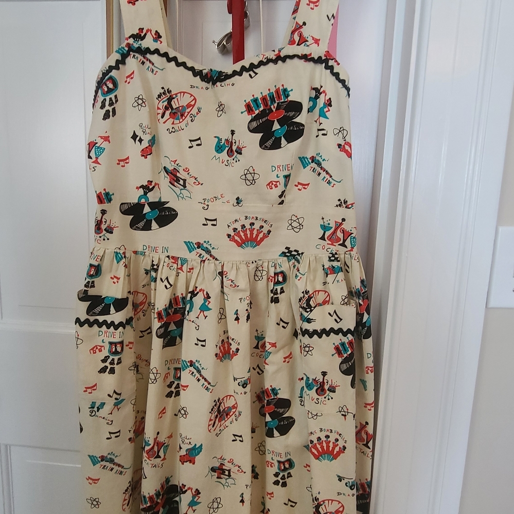 Bernie Dexter Atomic Dress * Rare Print